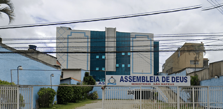 Fachada da igreja Assembleia de Deus - São Mateus